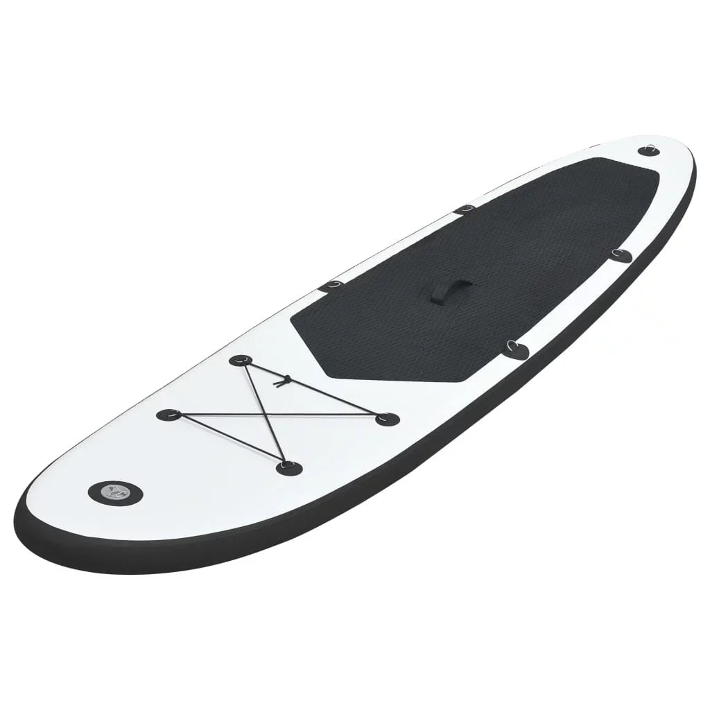 Buyweek Inflatable Stand up Paddle Board Set Charcoal and White