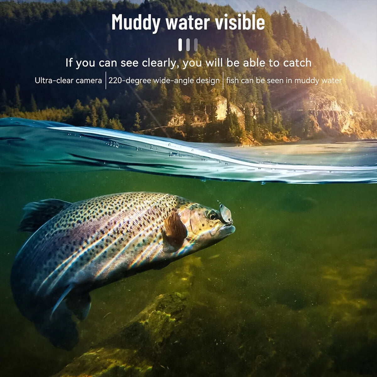 4.3 Unit 1000TVL Fish Finder Ice Fishing Underwater Fishing Camera for Ice Sea River Fishing Boat
