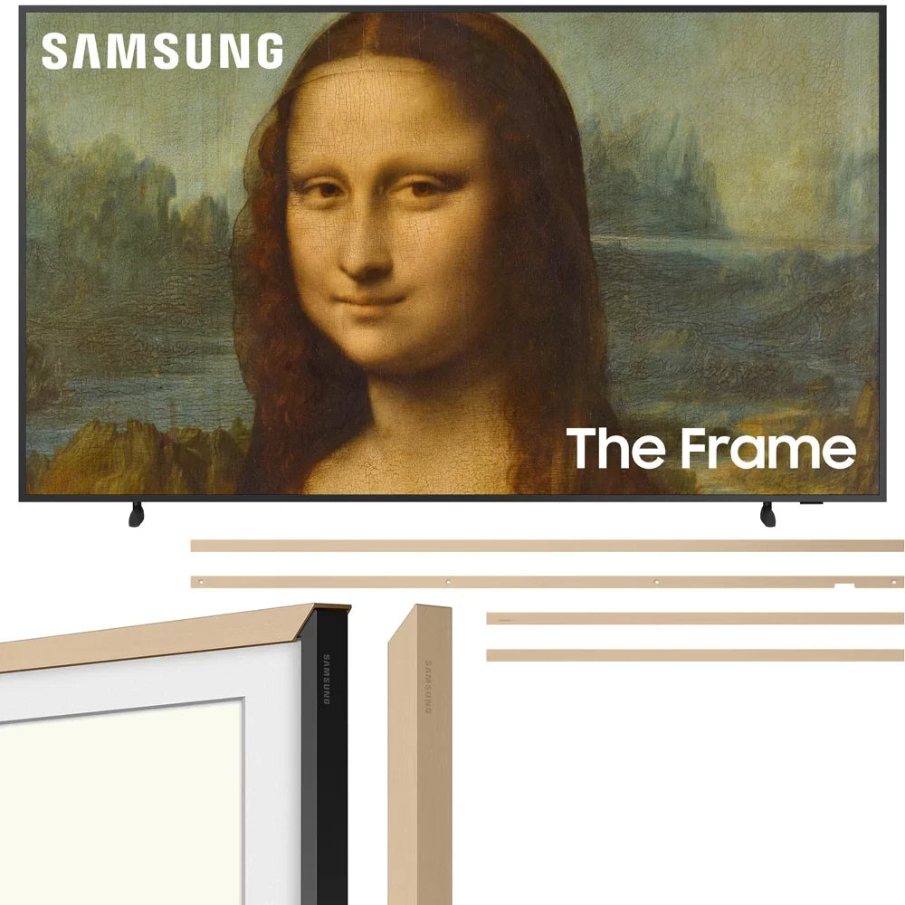 Samsung QN55LS03BA 55 Centimeter The Frame QLED 4K UHD Quantum HDR Smart TV (2022) Samsung 55" Customizable Bezel Modern Beige