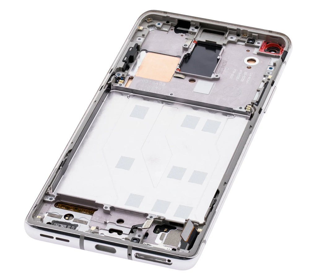 Replacement OLED Assembly With Frame Compatible For OnePlus 8 / 5G (Non-Verizon 5G UW Frame) (Refurbished) (Polar Silver)