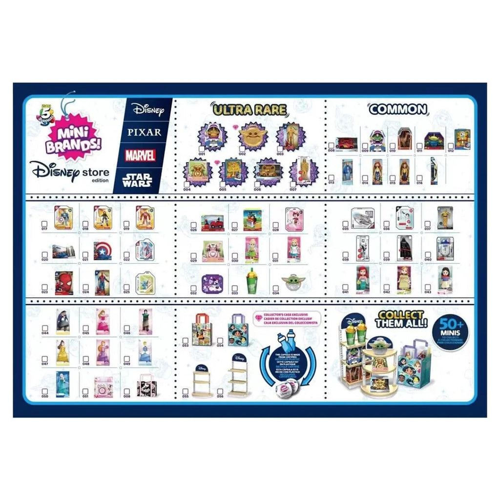 Mini Brands Disney Store 60+ Ultra Rare Golden Minis to Collect, Novelty & Gag Toys
