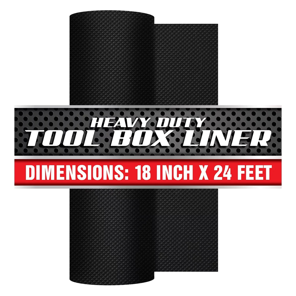Precision Defined PU Liner Tool Box Liner Professional Grade, 18" x 24 ft, Midnight