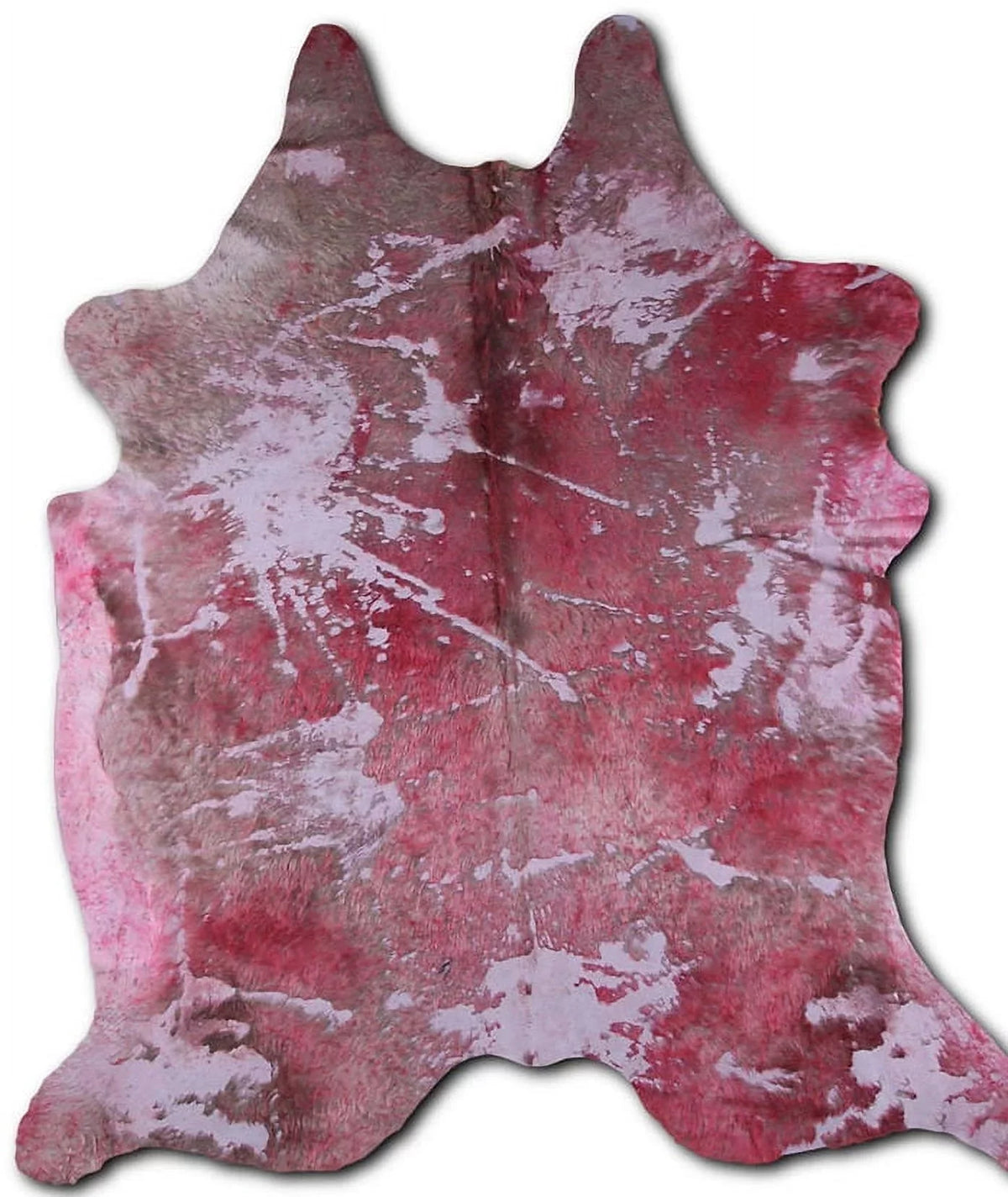 Bonafide cowhide rugs for sale DISTRESSED FUCHSIA rug