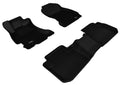3D MAXpider KAGU Floor Mat Dark compatible with SUBARU FORESTER 2014-2018 - Full Set