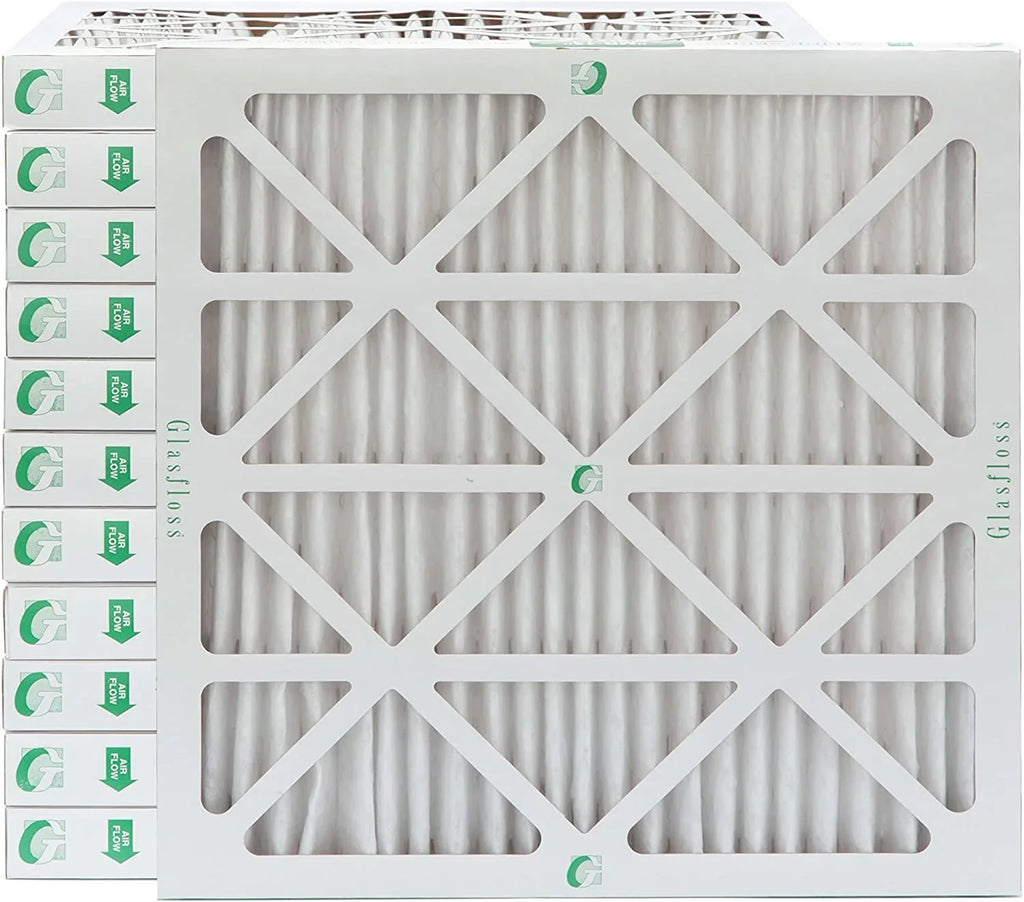 20x20x2 MERV 10 AC & Furnace Filters. 12 Pack. Actual Size: 19-1/2 x 19-1/2 x 1-3/4