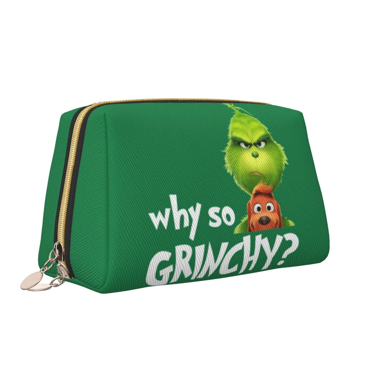 Funny Unit Cosmetic Bag Makeup Organizer Leather Portable Pouch Gift Travel Toiletry Bag Storage Purse