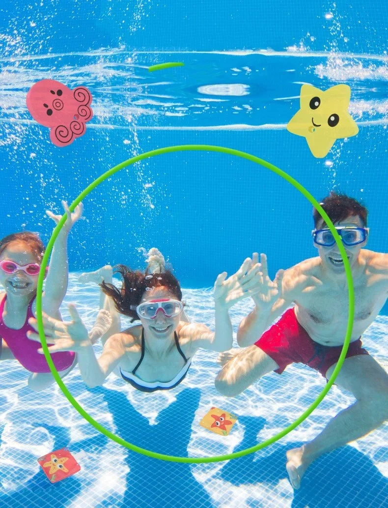 Diving Rings Toy For Kids Swimming Training Durable & Portable Underwater Sports Children Diving Rings