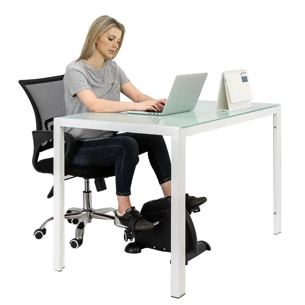 Winado Pedal Exerciser, Under Desk Mini Bike, for Arm and Leg Exercise, Midnight