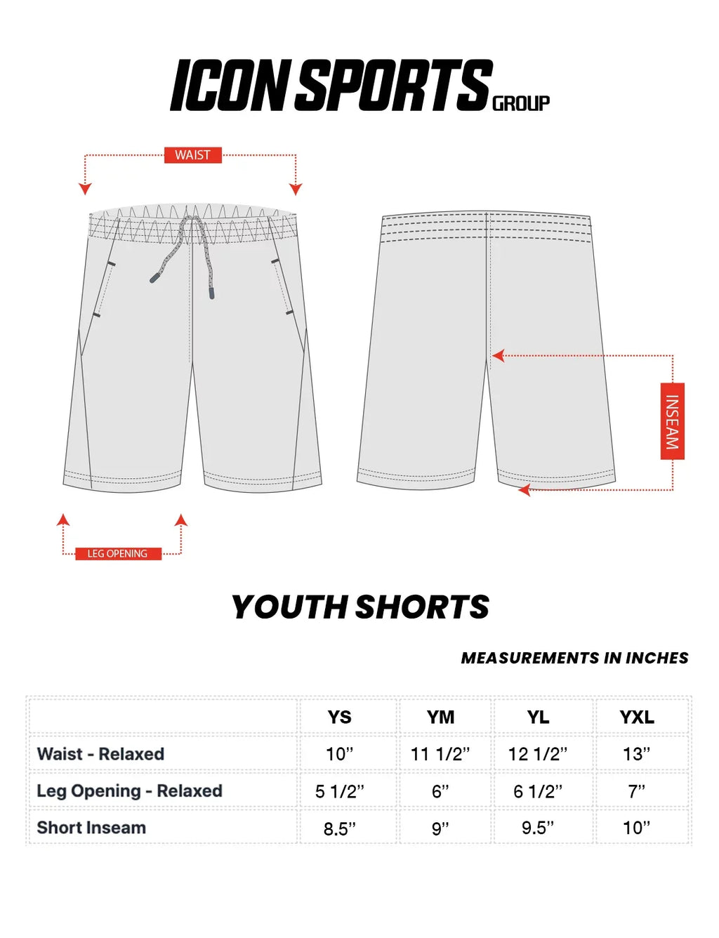 Icon Sports Youth Chivas De Guadalajara Poly Soccer Shorts -02 Large