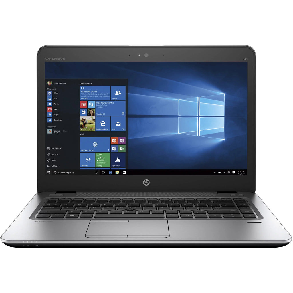Restored HP Elitebook 840 G3 14" Laptop Intel Core i5 2.30 GHz 8 GB 180 GB SSD W10 Pro (Refurbished)