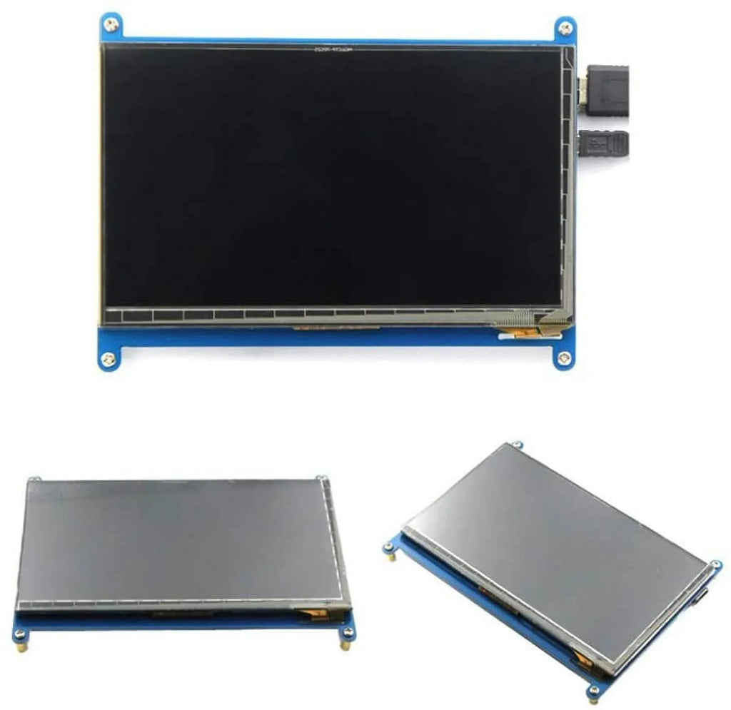 Treedix 7 Inch Capacitive Touch Screen LCD Display Monitor HDMI Module 1024x600 Compatible with Raspberry Pi 3B+/4B