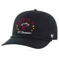 Men's '47 Midnight Miami Heat Champs Global Star Hitch Adjustable Hat - OSFA