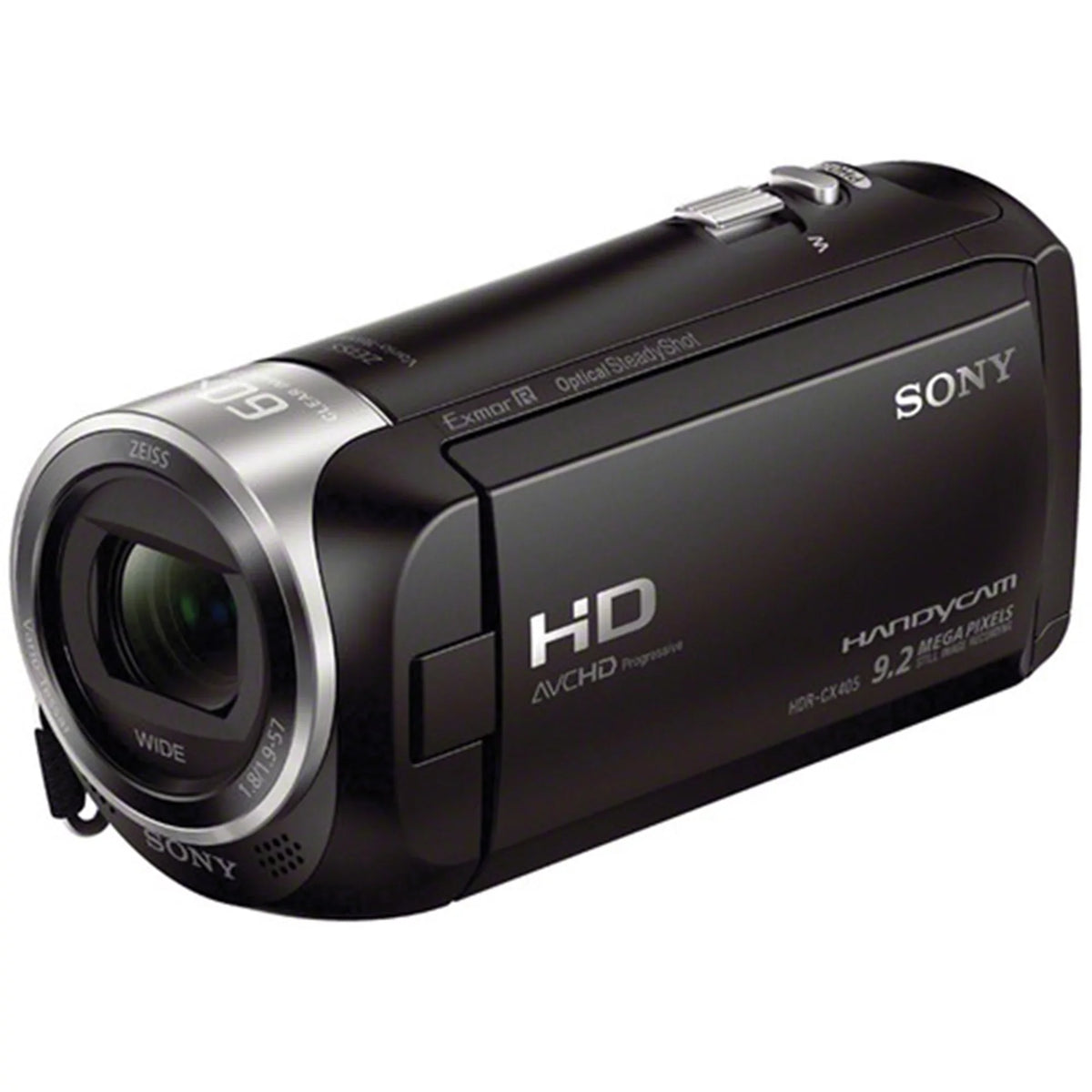 Sony HDR-CX405 HD Handycam Camcorder Video Recording with 32GB Micro SD Memory Card + Case + Tripod + ZeeTech Accessory Bundle