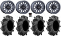 Onyx Rhino Rapid 14" Wheels Gm 34" Assassinator Tires Sportsman RZR Ranger
