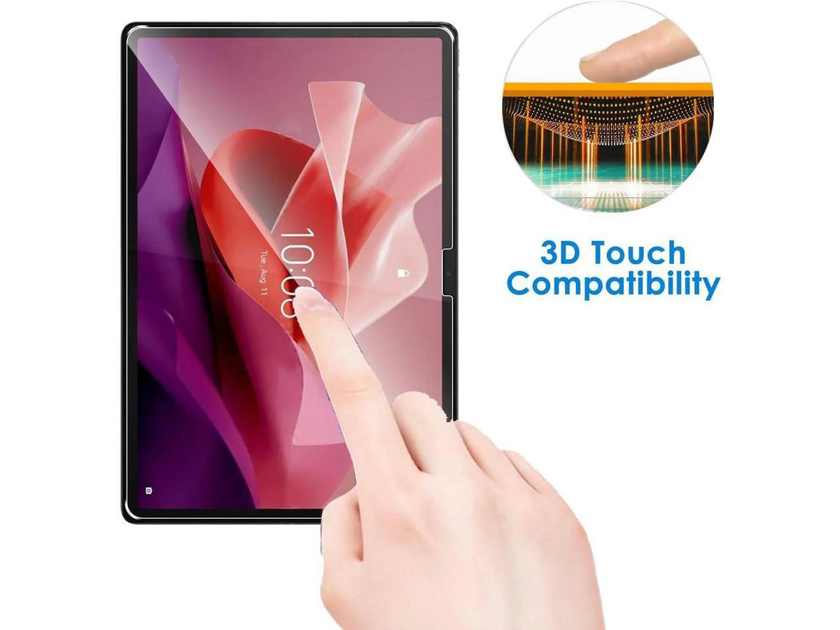 [2-Pack] Screen Protector for Lenovo Tab P12 / Lenovo Xiaoxin Pad Pro 12.7 Centimeter Tempered Glass Screen Protector Film, S Pen Compatible, Anti-Fingerprint, Anti-Scratch