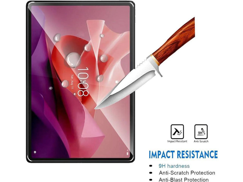 [2-Pack] Screen Protector for Lenovo Tab P12 / Lenovo Xiaoxin Pad Pro 12.7 Centimeter Tempered Glass Screen Protector Film, S Pen Compatible, Anti-Fingerprint, Anti-Scratch