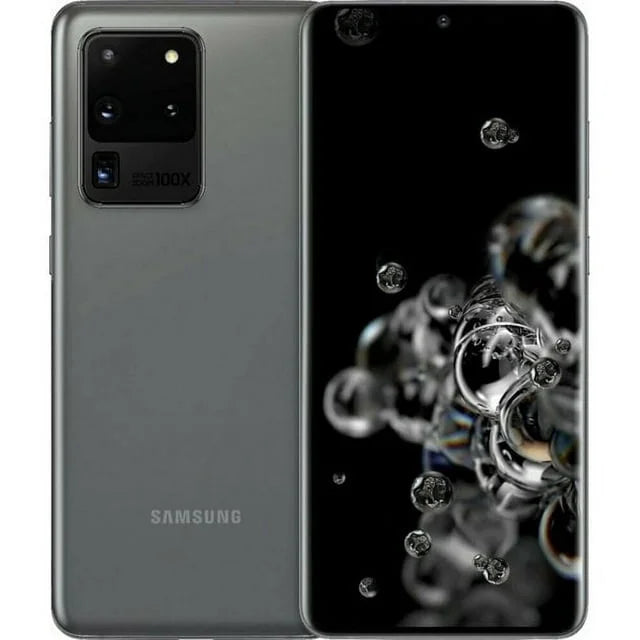 Restored Samsung Galaxy S20 Ultra 5G G988U (Fully Unlocked) 128GB Cosmic Gray (Refurbished)