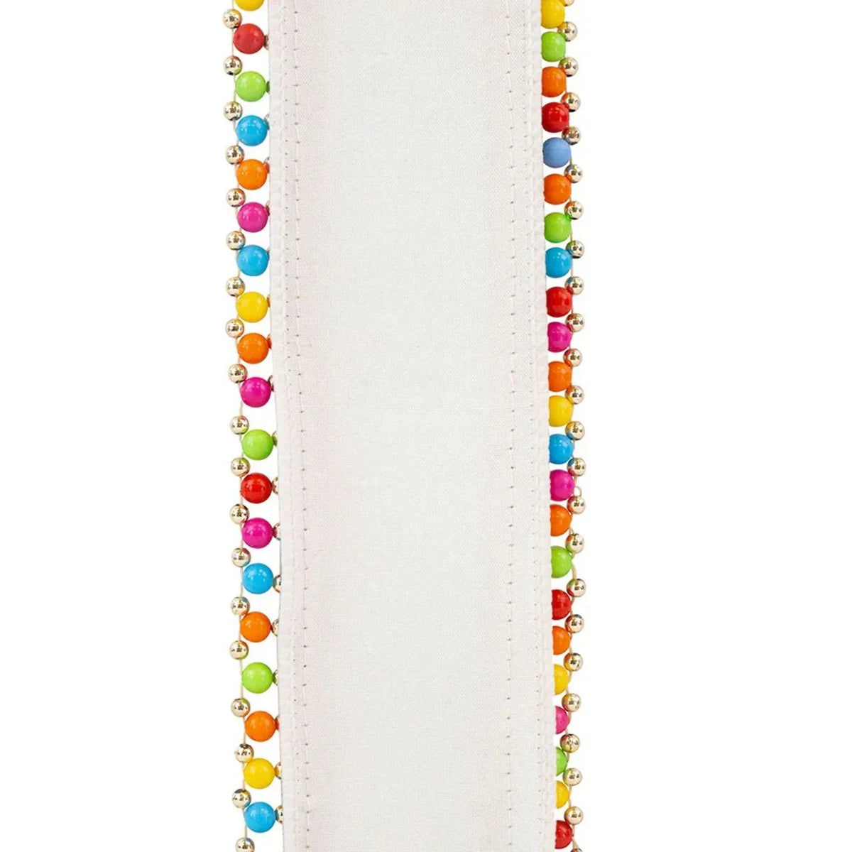 Reliant Ribbon - 93923W-030-40D, Ribbon, White, 2-1/2 Centimeter 5 Yards
