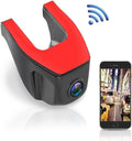 Open Box Pyle Wifi HD Car Dash Camera - Upgraded 1080p Dashboard Video Cam - Onyx