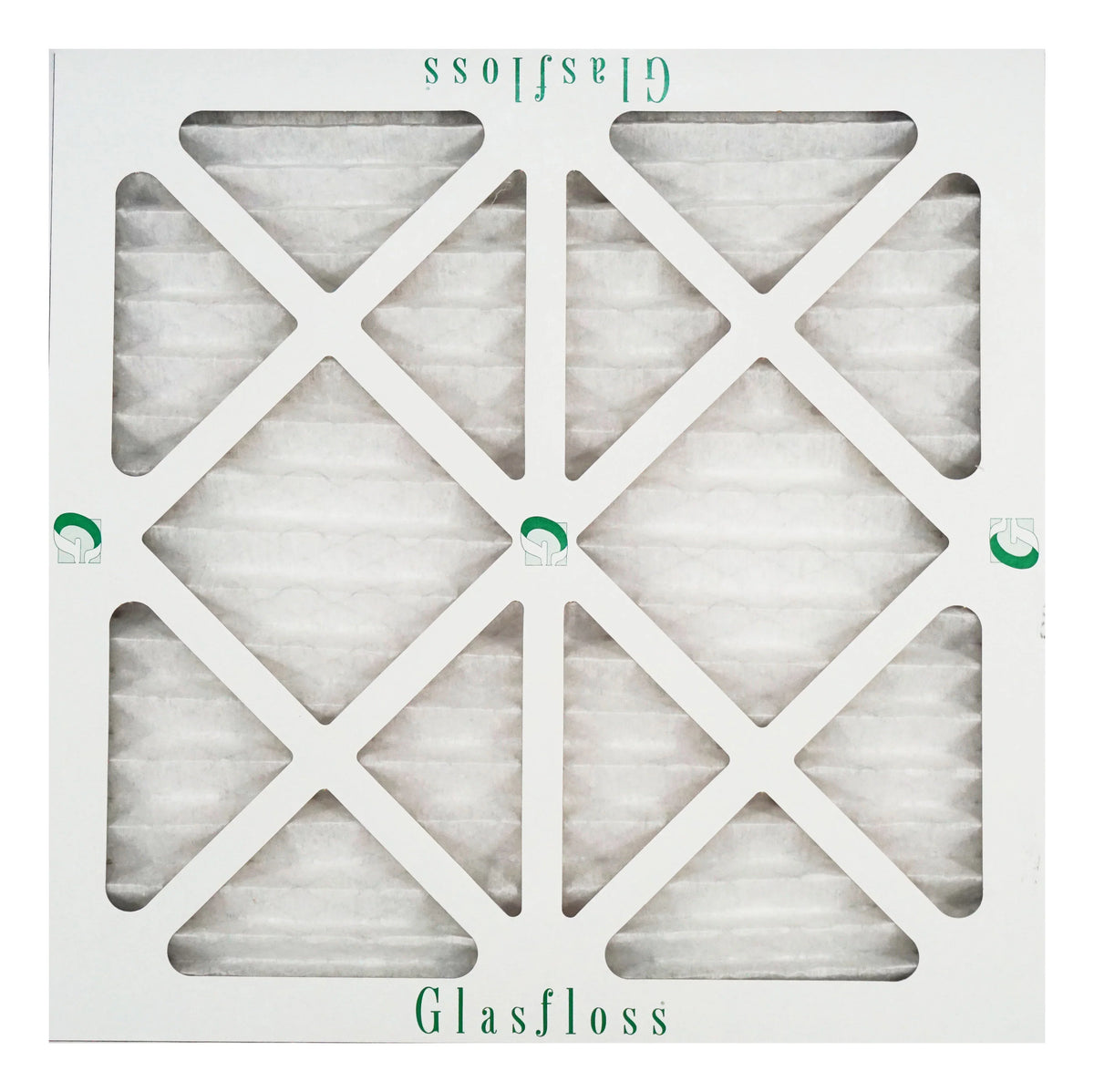 Glasfloss Air Filter 16x16x2 - 2" MERV 10 - (Pack of 6) - Pleated AC or HVAC Air Filter - Furnace Air Filter - Home or Office - Made In The USA.