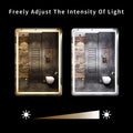 Simple Deluxe 36 x 28 Centimeter Large Wall Anti-Fog Dimmable LED Bathroom Vanity Makeup Mirror with White/Warm Light(Horizontal/Vertical), Transparent