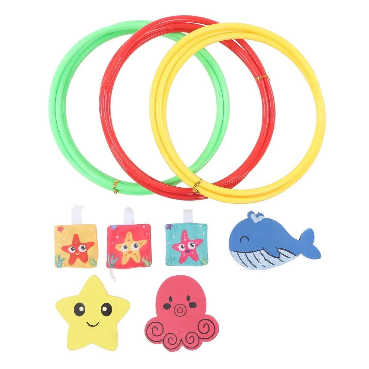 Diving Rings Toy For Kids Swimming Training Durable & Portable Underwater Sports Children Diving Rings