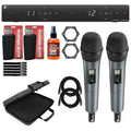 Sennheiser XSW 1-835 DUAL-A 2-Channel Wireless System with Carry Case & Microphone Sanitizer Spray Package