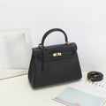 Genuine Leather Handbag for Women,Large Crossbody Bags with Wide Shoulder Onyx Purse 28#
