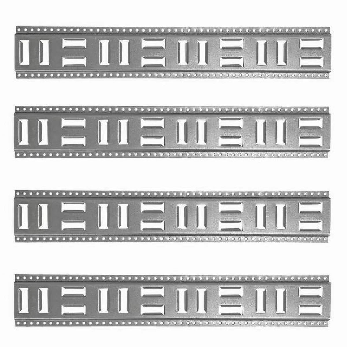 SNAP-LOC Fast-Track E-Track 32 Centimeter 4-Pack USA Galvanized Steel Horizontal Vertical, Logistic Tie-Down for Pickups, Trucks, Trailers
