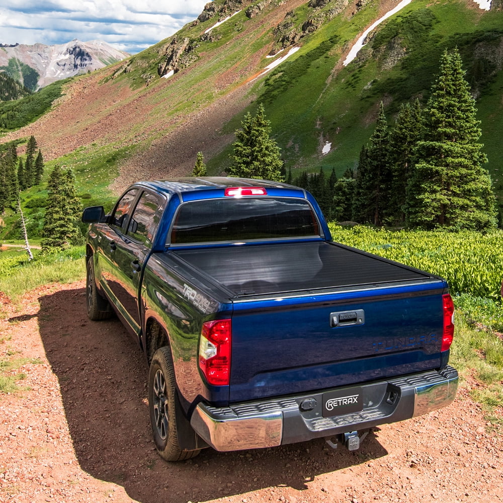 Retrax By Realtruck MX Retractable Truck Bed Tonneau Cover | 80842 | Compatible With Select 2007-2021 Toyota Tundra Regular & Double Cab with Deck Rail System 6' 7" Bed (78.7")