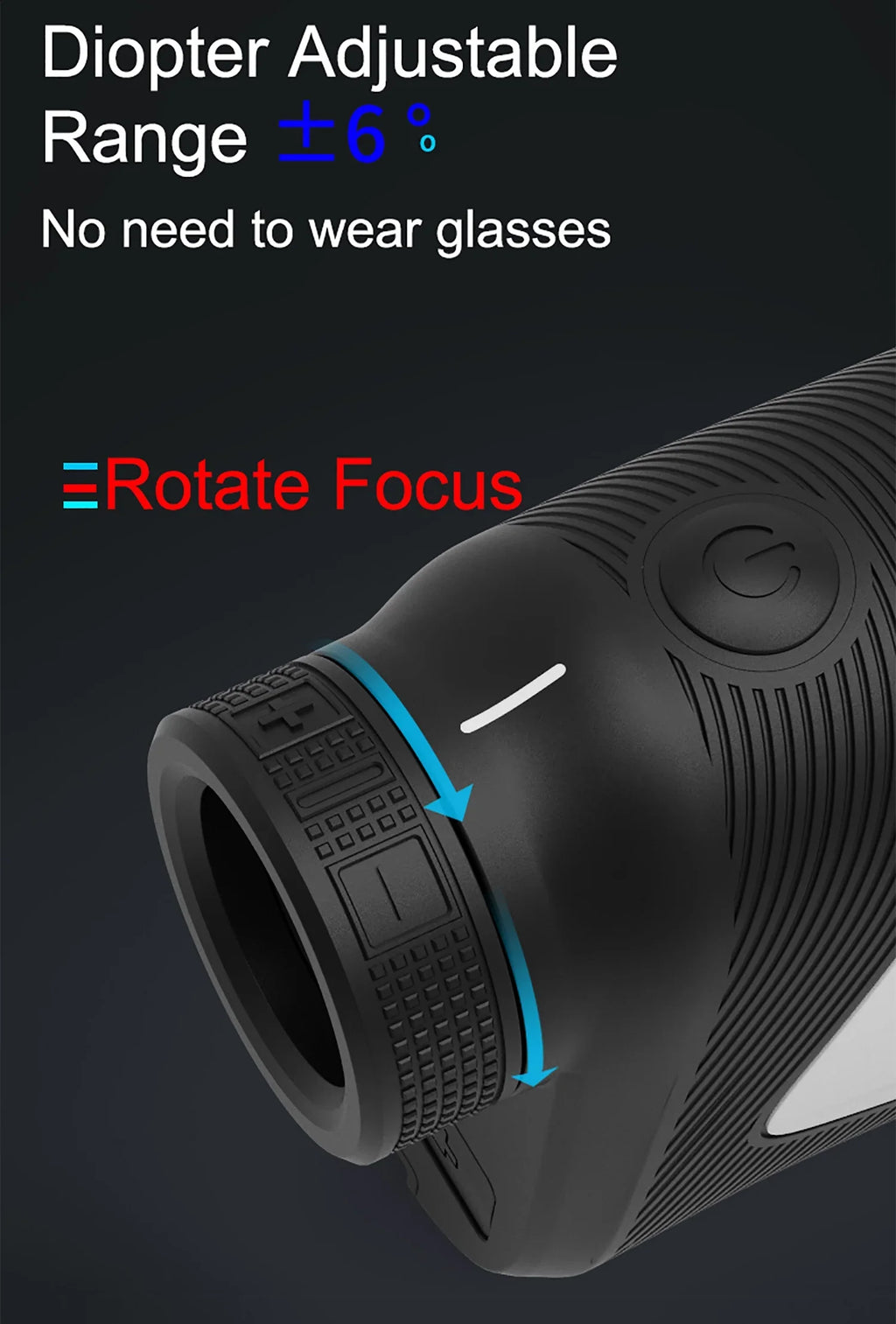 SNDWAY Range Finder,Handheld Compensation Pole Outdoor Telescope Handheld 3~1000M Precision Distance Meter 6X Outdoor 6X Outdoor Telescope Compensation Pole Lock Pole Lock Function Distance Meter 6X
