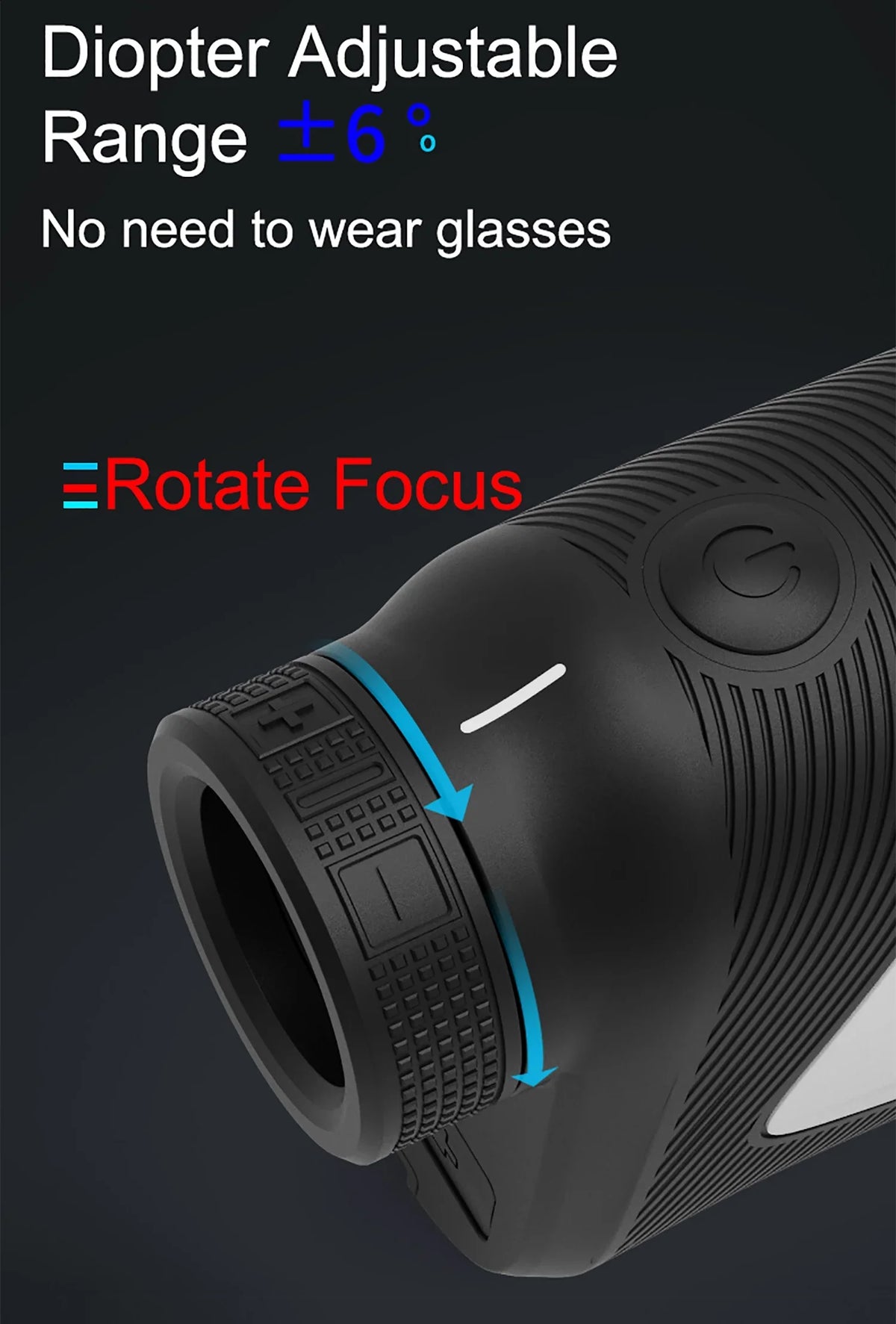 SNDWAY Range Finder,Handheld Compensation Pole Outdoor Telescope Handheld 3~1000M Precision Distance Meter 6X Outdoor 6X Outdoor Telescope Compensation Pole Lock Pole Lock Function Distance Meter 6X
