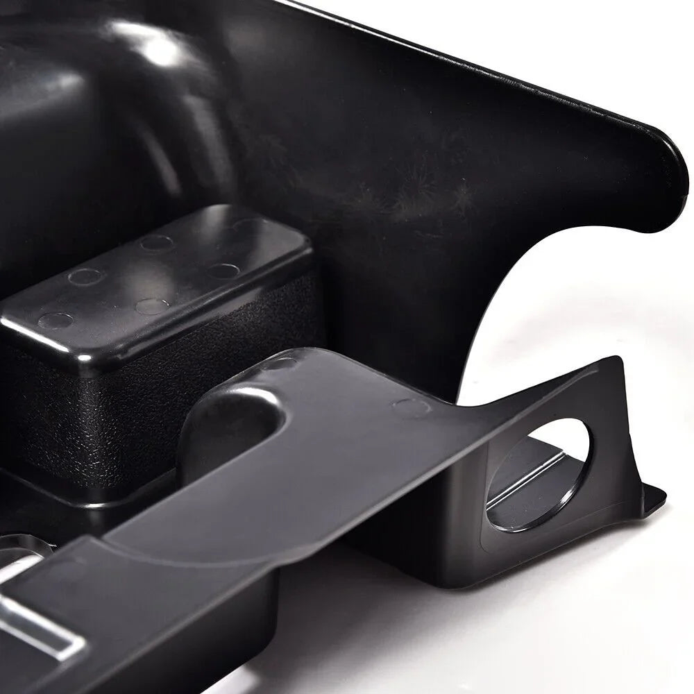 Teledu Fit For 03-12 Dodge Ram 1500 2500 3500 Matte Dark Center Console Cup Holder