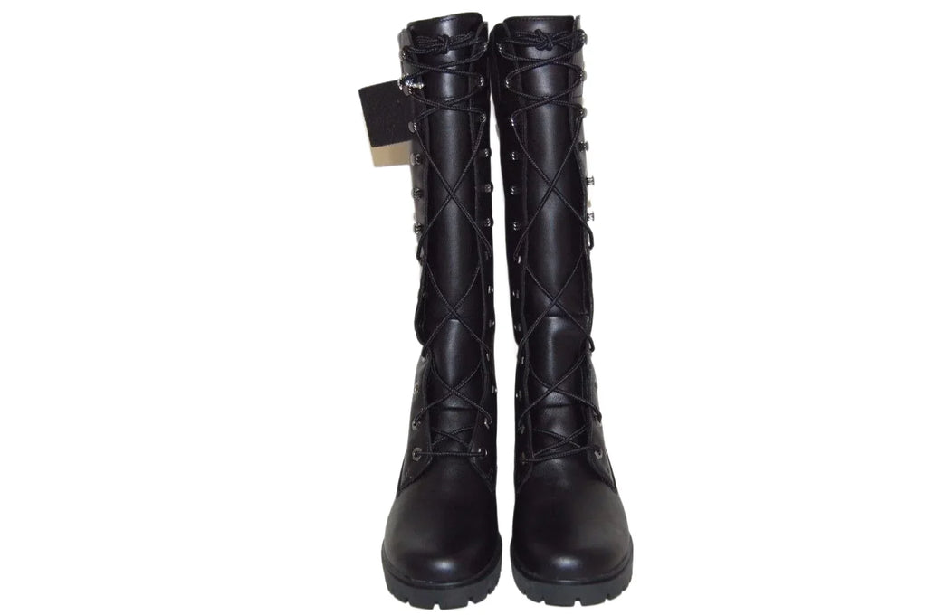 Timberland Women Premium 14 Unit Charcoal Medium Leather Boot 28398 Size 5 US