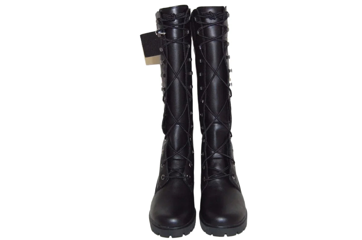 Timberland Women Premium 14 Unit Charcoal Medium Leather Boot 28398 Size 5 US