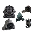 K0494 Fits 2003-2004 Honda Pilot 3.5L 4WD Motor & Transmission Mount Full Set 5 PCS : A4519HY, A4551, A4523, A6582, A6579