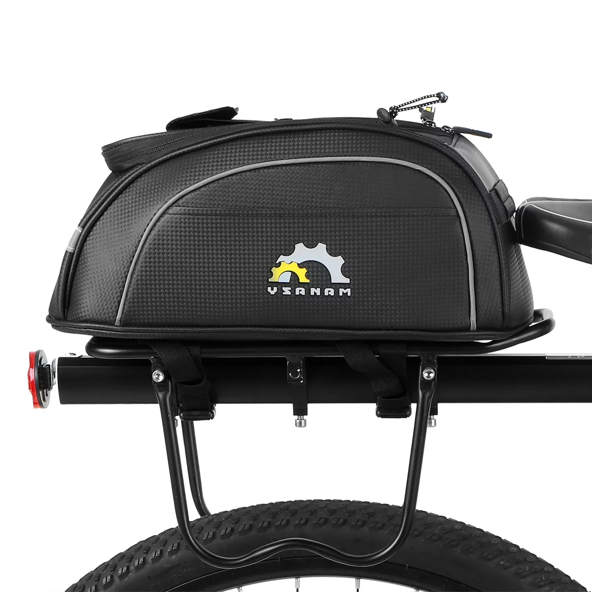 Waterproof Cycling Insulated Cooler Bag MTB Bike Trunk Bag Rear Rack Bag Storage Luggage Carrier Bag Pannier