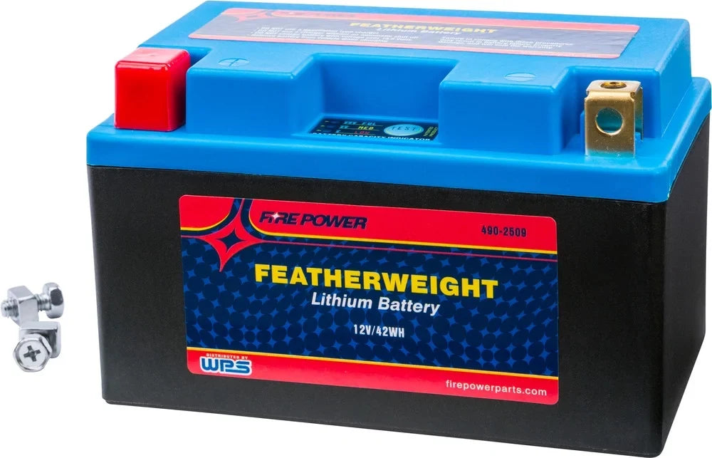 Fire Power Featherweight Lithium Battery 250 CCA HJTZ14S-FP-IL 12V/60WH Compatible With MV Agusta F4 1000 RR 2012-2013