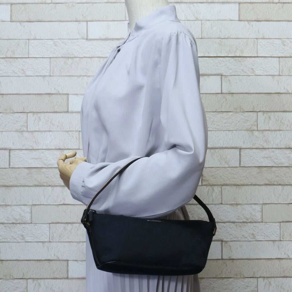 Pre-Owned Gucci sherry handbag GG canvas Midnight ladies GUCCI (Good)