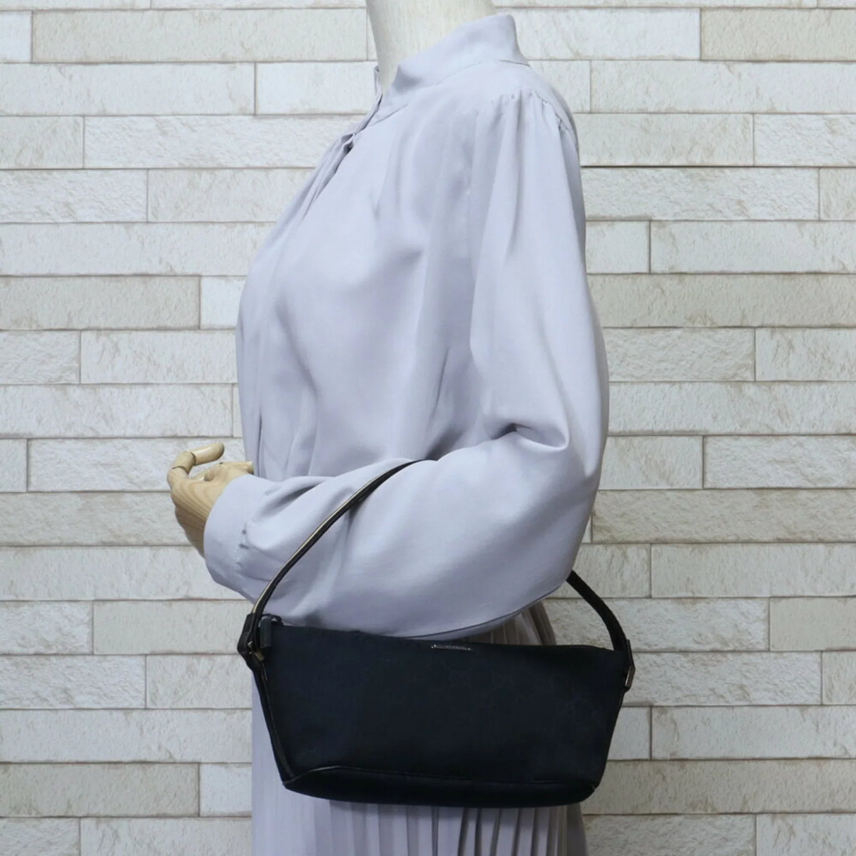 Pre-Owned Gucci sherry handbag GG canvas Midnight ladies GUCCI (Good)