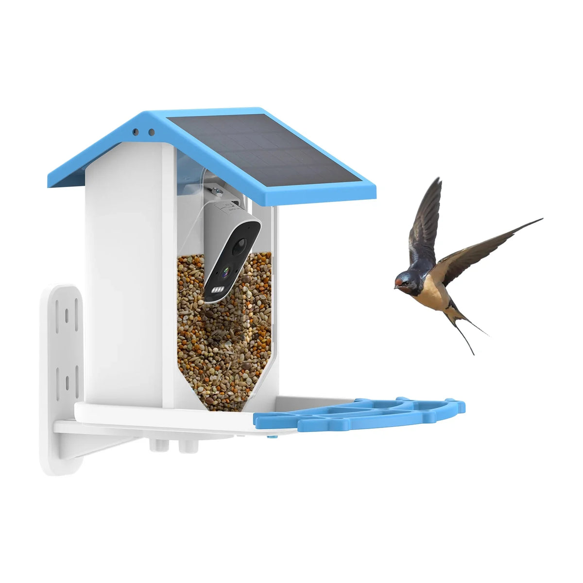 Nebublu camera,Feeder Feeder Auto Capture Videos Camera 1080p Vision Solar Camera 1080p Real Camera Feeder Low Ip66 Waterproof Solar Camera Feeder With Vision Camera