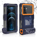UrbanX Professional [15m/50ft] Swimming Diving Surfing Snorkeling Photo Video Waterproof Protective Case Underwater Housing for verykool s4513 Luna II And all Phones Up to 6.9 Unit LCD with Lanyard