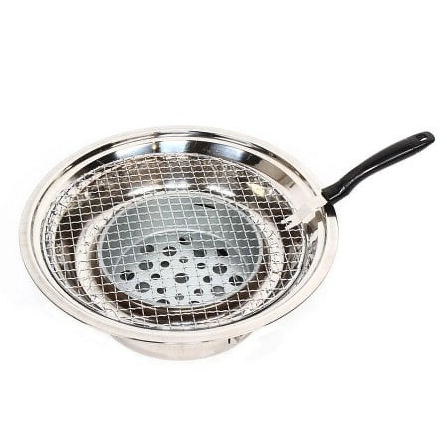 Japanese Korean Stainless Hibachi BBQ Picnic Table Grill Barbecue Stove Cooker