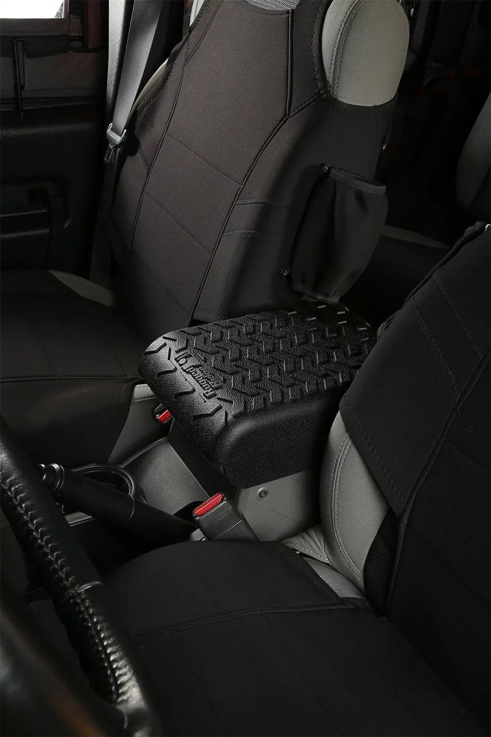 Rugged Ridge 13107.40 Center Console Cover, Onyx 07-10 Jeep Wrangler JK