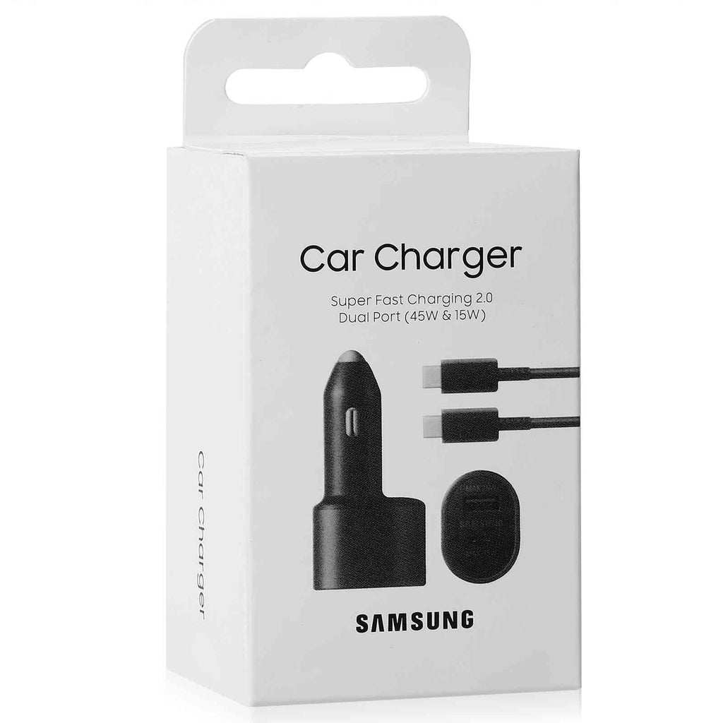 Super Fast Dual Car Charger Usb (45W+15W) Two Ports EP-L5300 Dark for Lenovo Legion Y700 (2023)