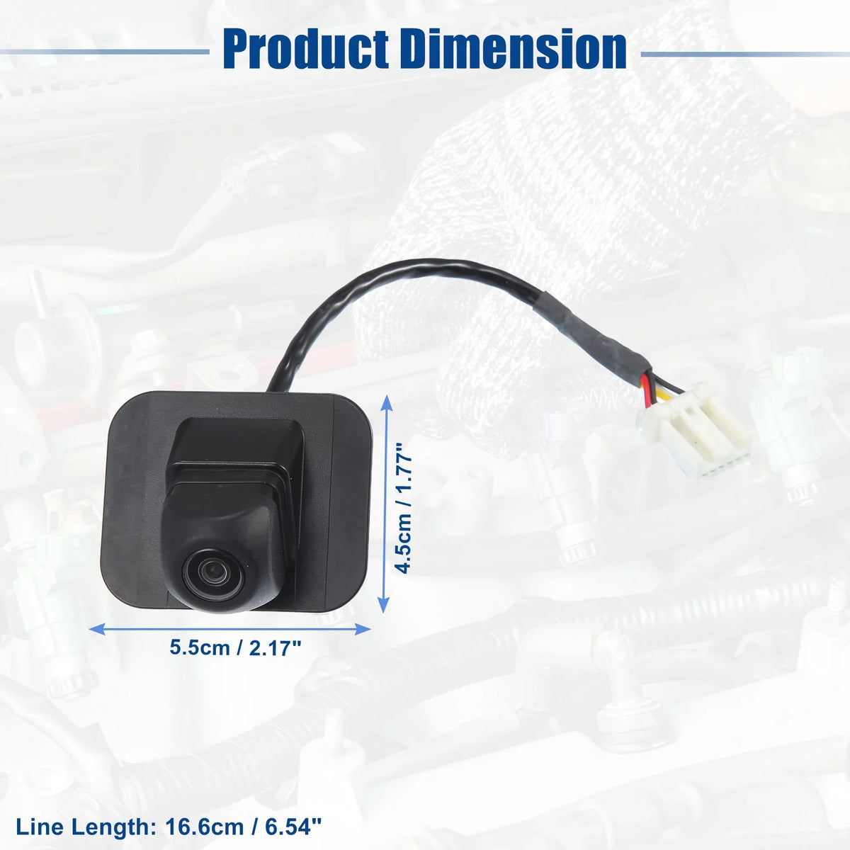 Unique Bargains Rear View Back Up Camera Replacement Fit for Honda Civic 2013 2014 2015 Onyx