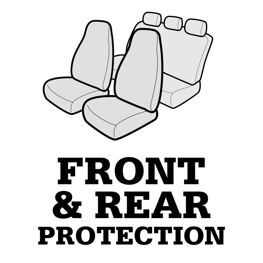 Genuine Dickies Full Vehicle Heavy Duty Polyester Car Seat Covers Onyx