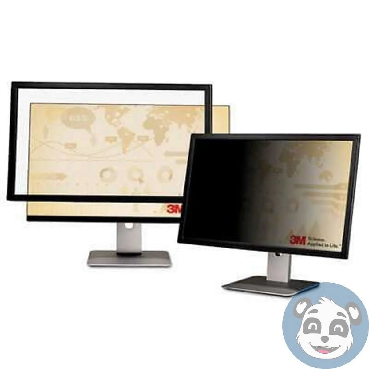 3M PF220W1B - Dark Privacy Filter, Matte, Glossy, For 22-in. Widescreen Monitor