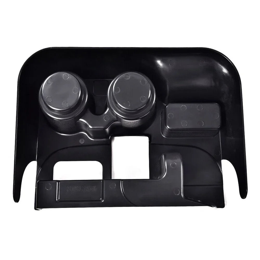 Teledu Fit For 03-12 Dodge Ram 1500 2500 3500 Matte Dark Center Console Cup Holder