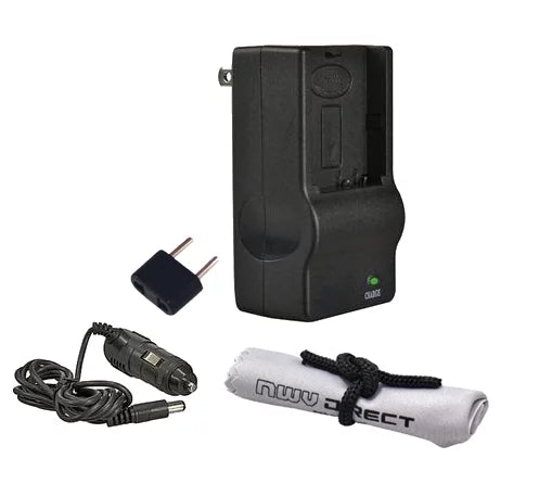 Panasonic Lumix DMC-FZ48 Off Camera 'Intelligent' Rapid Charger + Nwv Direct Microfiber Cleaning Cloth.